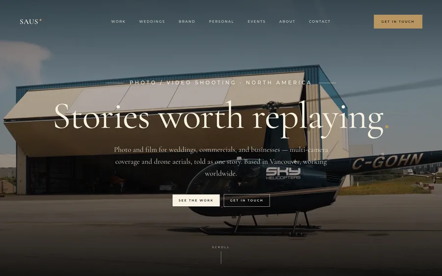 Saus Production website